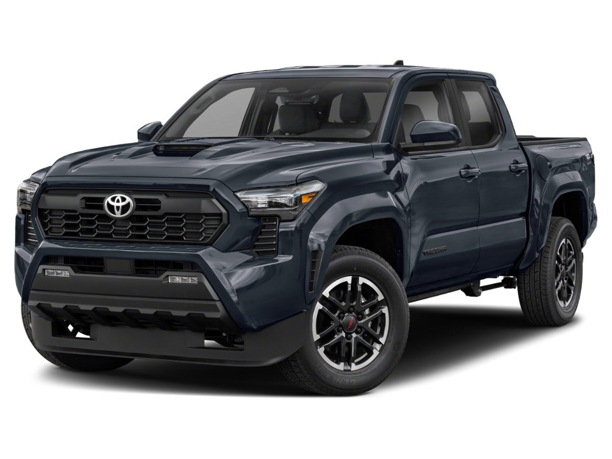 2026 Toyota Tacoma TRD Sport in Black — front three-quarter view