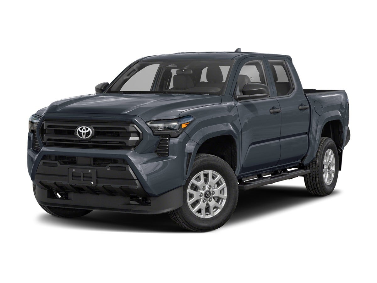 2026 Toyota Tacoma TRD Sport in Celestial Silver Metallic — front three-quarter view