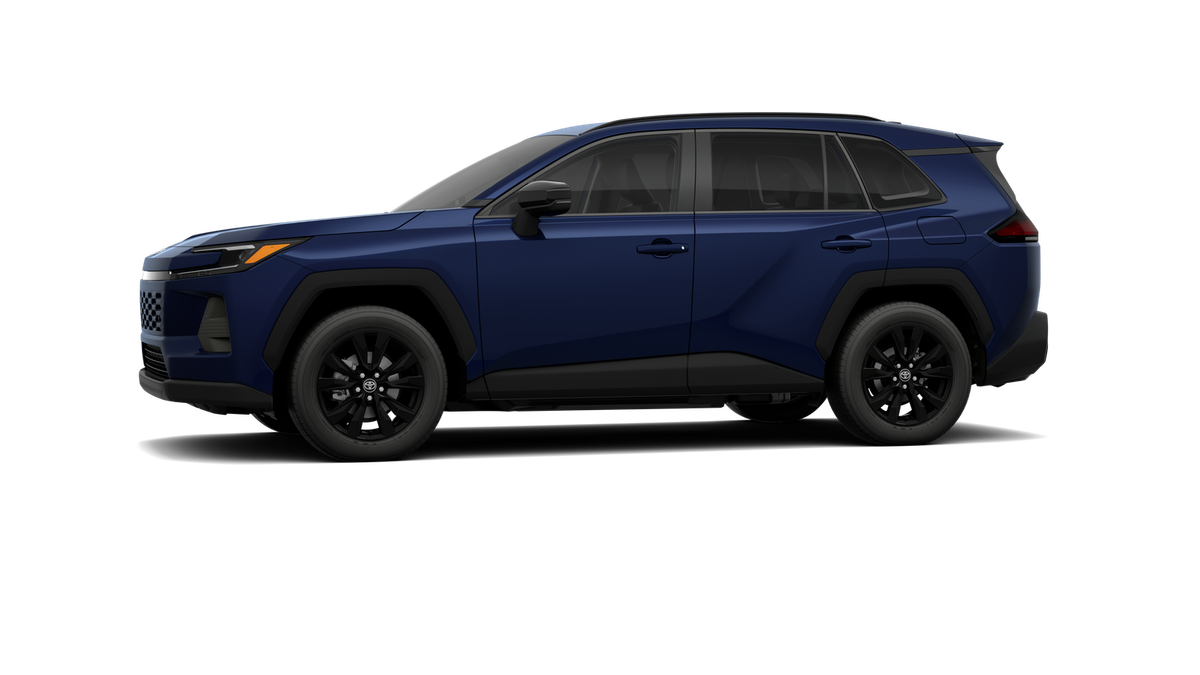 2026 Toyota RAV4 — rear three-quarter view