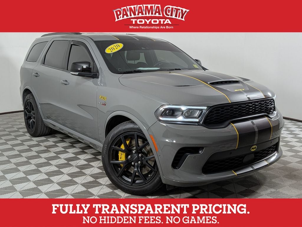2024 Dodge Durango SRT 392 in Destroyer Gray Clearcoat — front three-quarter view