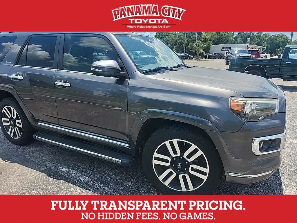 2016 Toyota 4Runner Limited in Magnetic Gray Met. — front three-quarter view